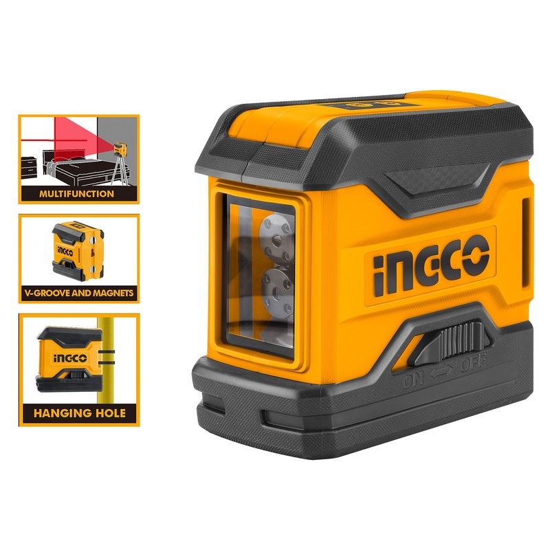 Ingco HLL156508 Line Laser Level (Cross Line) [15 meters] - Industrial ...